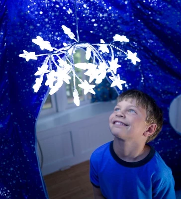 HearthSong Galactic Bed Tent With Starburst LED Light For Twin-Size Beds 4 HearthSong Galactic Bed Tent With Starburst LED Light For Twin-Size Beds - Image 2