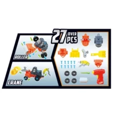 Ready! Set! Play! Link 27 Piece 3-In-1 Take-A-Part Construction Toy Truck Turns Into Bulldozer, Excavator, And Roller -Learning Toys Sales GUEST 077fd4c0 a51e 4e99 b62a e72598484b81