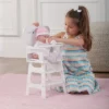 Badger Basket White Rose Doll High Chair -Learning Toys Sales GUEST 078dc62f 6961 439b b294 ad8ff6dc7c24