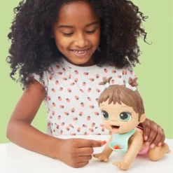 Baby Alive Lil Snacks Baby Doll - Brown Hair -Learning Toys Sales GUEST 082641c8 7721 43a5 a601 2e17f828c34c