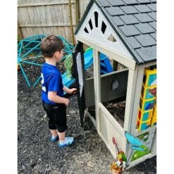 KidKraft Patio Party Wooden Outdoor Playhouse With Spinner Block Puzzle - 14pc -Learning Toys Sales GUEST 0973df62 9ce0 4051 8462 24b6fdf8003b