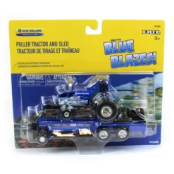 1/64 New Holland "Blue Blazes" Pulling Tractor With Pulling Sled, 37940-1 -Learning Toys Sales GUEST 0ab84572 9511 457f 8002 a844f0add379