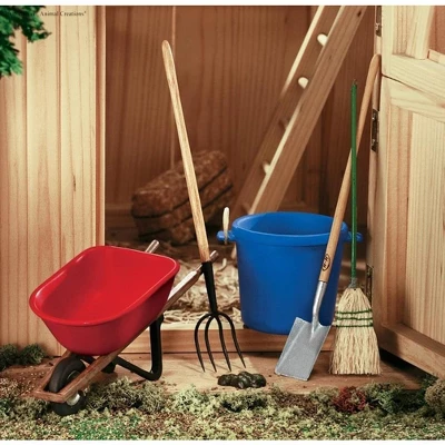 Breyer Animal Creations Breyer 1:9 Model Horse Accessory Set: Stable Cleaning Kit 4 Breyer Animal Creations Breyer 1:9 Model Horse Accessory Set: Stable Cleaning Kit - Image 2