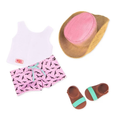 Our Generation Coral With Storybook & Accessories 18" Posable Surfer Doll 7 Our Generation Coral With Storybook & Accessories 18" Posable Surfer Doll - Image 5