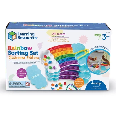 Learning Resources Rainbow Sorting Trays Classroom Edition 5 Learning Resources Rainbow Sorting Trays Classroom Edition - Image 3