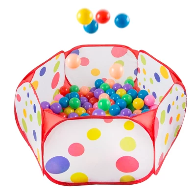 Toy Time Kids Popup 6-Sided Ball Pit With 200 Balls 8 Toy Time Kids Popup 6-Sided Ball Pit With 200 Balls - Image 6