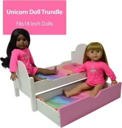 The New York Doll Collection Unicorn Wooden Doll Bed -Learning Toys Sales GUEST 0fa087ff 9ede 4a0b a490 77e3805a027b