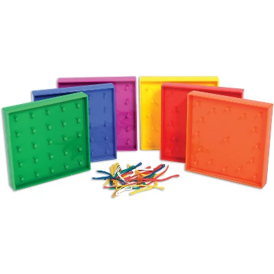 Edx Education Double-Sided Geoboard Set 4 Edx Education Double-Sided Geoboard Set - Image 2