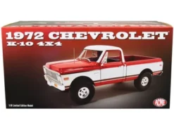 1972 Chevrolet K-10 4x4 Pickup Truck Red And White Limited Edition To 390 Pieces Worldwide 1/18 Diecast Model Car By ACME -Learning Toys Sales GUEST 0fe88dd3 ed22 4f73 890f 70fa206471e0