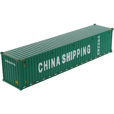 40' Dry Goods Sea Container "China Shipping" Green "Transport Series" 1/50 Model By Diecast Masters 4 40' Dry Goods Sea Container "China Shipping" Green "Transport Series" 1/50 Model By Diecast Masters - Image 2