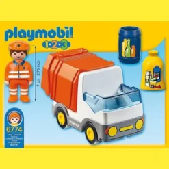 Playmobil 1.2.3 Recycling Truck