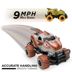Best Choice Products Set Of 2 1/43 Scale 27MHz Toy Dinosaur RC Cars W/ 2 Controllers, 9mph Max Speed -Learning Toys Sales GUEST 12a6076a 1735 4977 9694 47aa5532fb78