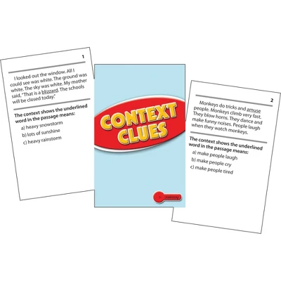 Edupress Context Clues Practice Cards, Levels 2.0-3.5 3 Edupress Context Clues Practice Cards, Levels 2.0-3.5