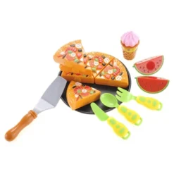Link Worldwide Pizza Party Playset With Watermelon, Icecream And Utensils Pretend Play Toys -Learning Toys Sales GUEST 13296d4c 9c11 42dc b0c5 6f1affa985e0
