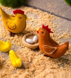 Magic Cabin - Felt Chickens Play Set For Kids Imaginative Play -Learning Toys Sales GUEST 1400f42d 591a 47f0 bf34 387c573630d6