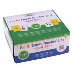 Learning Advantage F.U.N. Empty Number Line Card Set, Grades 4-5