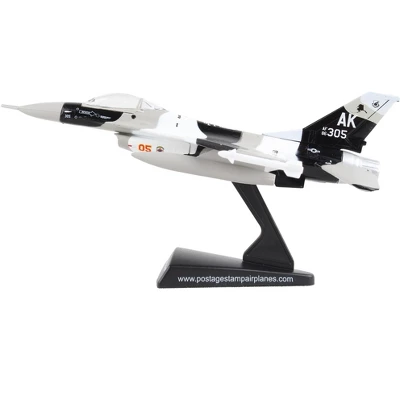 General Dynamics F-16 Fighting Falcon Fighter Aircraft Arctic Camouflage "USAF" 1/126 Diecast Model Airplane By Postage Stamp 3 General Dynamics F-16 Fighting Falcon Fighter Aircraft Arctic Camouflage "USAF" 1/126 Diecast Model Airplane By Postage Stamp