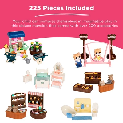 Best Choice Products Deluxe Cottage Dollhouse Mansion Pretend Toy Playset W/ 225 Accessories And Tiny Critters For Kids 3 Best Choice Products Deluxe Cottage Dollhouse Mansion Pretend Toy Playset W/ 225 Accessories And Tiny Critters For Kids