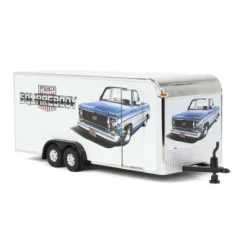 Auto World 1/64 Enclosed Trailer By Auto World, Squarebody USA CP7799