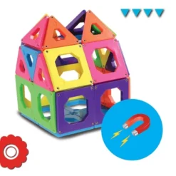 Discovery Kids Magnetic Tile Building Blocks Set 50pc 15 Discovery Kids Magnetic Tile Building Blocks Set 50pc -Learning Toys Sales GUEST 1d291832 3ec9 4244 b49b 33c852439ef5