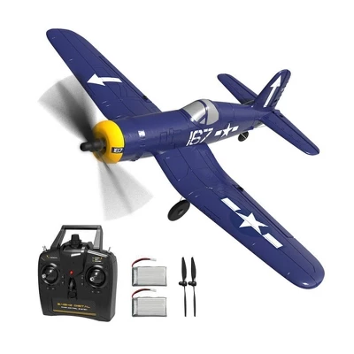 Top Race F4U Corsair Fighter Plane - Old School RC Airplane W/ 300+ Ft Range & 4 Channels For Acrobatics & Stunt Flying 4 Top Race F4U Corsair Fighter Plane - Old School RC Airplane W/ 300+ Ft Range & 4 Channels For Acrobatics & Stunt Flying - Image 2