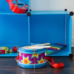 Double-sided Toy Marching Drum With Adjustable Strap And Two Wooden Drum Sticks By Hey! Play! -Learning Toys Sales GUEST 1ea45254 8a7f 40e6 ae7e ecf09bde5c40