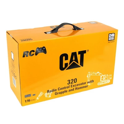 Diecast Masters 1/16 Radio Control Caterpillar 320 Excavator With Bucket, Grapple And Hammer 28005 9 Diecast Masters 1/16 Radio Control Caterpillar 320 Excavator With Bucket, Grapple And Hammer 28005 - Image 7