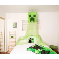 Ukonic Minecraft Green Creeper Kids Bed Canopy, Hanging Curtain Netting 11 Ukonic Minecraft Green Creeper Kids Bed Canopy, Hanging Curtain Netting -Learning Toys Sales GUEST 1fbda1f6 f2c2 49c1 8272 5c77bc5a856d