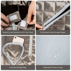 Costway 9-gear Adjustable Temperature Portable Steam Sauna W/ Herbal Box Gray -Learning Toys Sales GUEST 1ff134ec 682e 4a2a b0d3 85f45b215f54