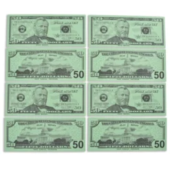 Learning Advantage Play Bills, $50 Bills, Set Of 50