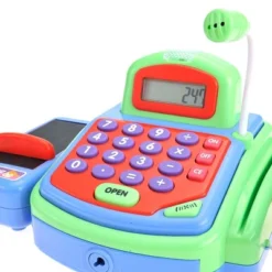 Ready! Set! Play! Link Pretend Play Electronic Cash Register Toy, Realistic Actions & Sounds - Green -Learning Toys Sales GUEST 214f5ca5 d079 4163 a0b9 ce8c4adcc6c9