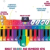 Colorful Keyboard Playmat 71" - 24 Keys Piano Play Mat With Record, Playback, Demo, Play And Adjustable Vol - Play22Usa -Learning Toys Sales GUEST 229c4b06 8be2 4f78 b574 95996cd5b909