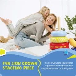 Leo & Friends Leo Stacking Toddler Ring Tower -Learning Toys Sales GUEST 22b0e61f 8804 410b 9983 e3c89d01c3f4
