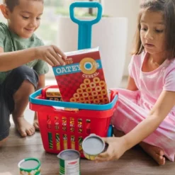 Melissa & Doug Fill & Roll Grocery Basket Playset -Learning Toys Sales GUEST 2412b356 787e 4fe8 838b 0ada851c5265