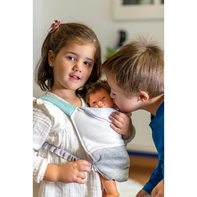 Miniland Educational Anatomically Correct 15" Baby Doll, Down Syndrome Boy, Brown Hair 4 Miniland Educational Anatomically Correct 15" Baby Doll, Down Syndrome Boy, Brown Hair - Image 2