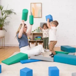 ECR4Kids SoftZone Building Foam Blocks, Large Unit-Style Soft Builder Blocks, 16-Piece -Learning Toys Sales GUEST 24e8f16d a41e 453a b3de 90747f07df7f