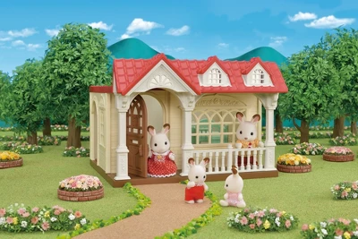 Calico Critters Sweet Raspberry Home Gift Set, Dollhouse Playset With 3 Collectible Figures, Furniture And Accessories 3 Calico Critters Sweet Raspberry Home Gift Set, Dollhouse Playset With 3 Collectible Figures, Furniture And Accessories