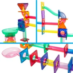 PicassoTiles® Magnetic Marble Run, 71 Pieces -Learning Toys Sales GUEST 26c4e8a1 8d38 4fb2 8467 de067d098cc1