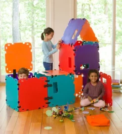 HearthSong 32-Panel Colorblock Fantasy Forts Indoor And Outdoor Building Kit -Learning Toys Sales GUEST 26f9bf70 951c 4434 8849 10a19c1a8187