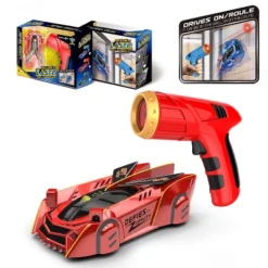 Ready! Set! Play! Link Laser-Guided Real Wall Climbing Race Car