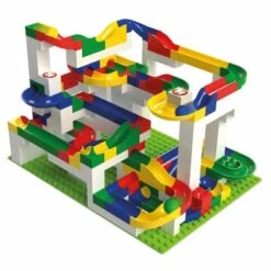 Hubelino Marble Run - 200-Piece Big Building Box