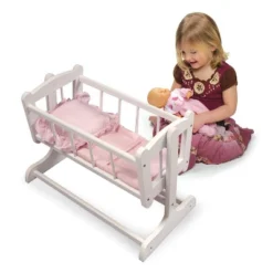 Badger Basket Heirloom Style Doll Cradle -Learning Toys Sales GUEST 2a366b69 028d 425b b9b4 5066f726fd73