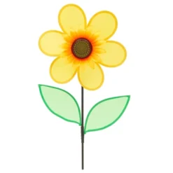 Okuna Outpost 2 Pack Sunflower Wind Spinners Yellow Pinwheels For Yard And Garden Outdoor Decor, 12 X 24 In -Learning Toys Sales GUEST 2a38a6f9 615d 40ff a92e 827743ec577d
