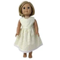 Doll Clothes Superstore Size 4 Matching Girl And Doll Long Pale Yellow Dresses -Learning Toys Sales GUEST 2b48f7dd b9ab 4821 829b daef6bb841eb