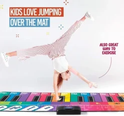 Colorful Keyboard Playmat 71" - 24 Keys Piano Play Mat With Record, Playback, Demo, Play And Adjustable Vol - Play22Usa -Learning Toys Sales GUEST 2d7da072 e602 41f0 9fd0 4e01721fb1fb