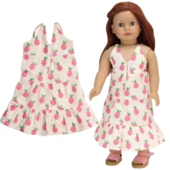 Sophia’s Pineapple Print Maxi Dress For 18" Dolls, Ivory -Learning Toys Sales GUEST 2ec91352 d071 4e34 b57f 0e720026bf2d