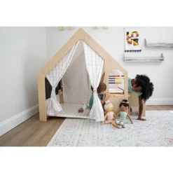 Avenlur Flair - Wooden 5 In 1 Indoor Playhouse Play Tent With Desk Table -Learning Toys Sales GUEST 2ee43011 bd93 4483 99f1 b9ba16112de5