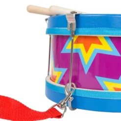 Double-sided Toy Marching Drum With Adjustable Strap And Two Wooden Drum Sticks By Hey! Play! -Learning Toys Sales GUEST 314b619e 5717 4c01 8022 98f8542c2dac