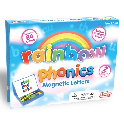 Junior Learning Rainbow Phonics Magnetic Letters, 85 Pieces 3 Junior Learning Rainbow Phonics Magnetic Letters, 85 Pieces