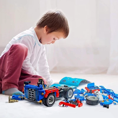 Top Race Stem Building Toys - Remote Control Truck With 455 Pieces 4 Top Race Stem Building Toys - Remote Control Truck With 455 Pieces - Image 2